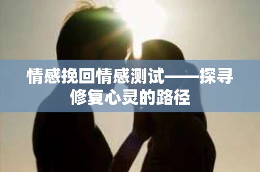 情感挽回情感测试——探寻修复心灵的路径