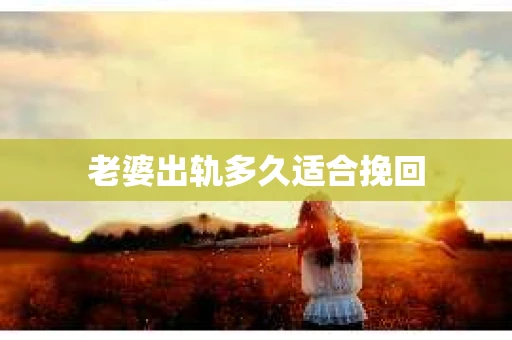 老婆出轨多久适合挽回