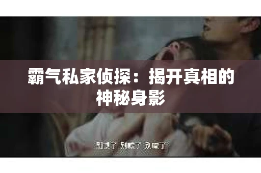 霸气私家侦探：揭开真相的神秘身影