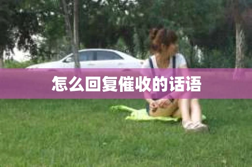 怎么回复催收的话语