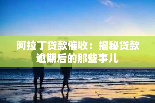 阿拉丁贷款催收：揭秘贷款逾期后的那些事儿