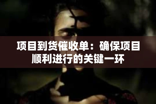 项目到货催收单：确保项目顺利进行的关键一环
