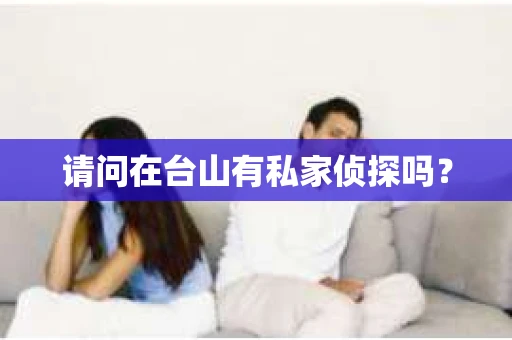 请问在台山有私家侦探吗？