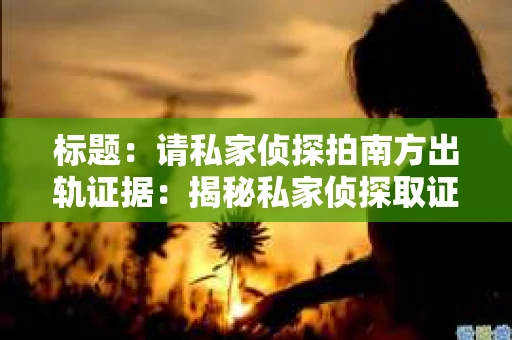 标题：请私家侦探拍南方出轨证据：揭秘私家侦探取证过程