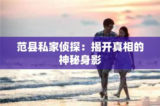范县私家侦探：揭开真相的神秘身影