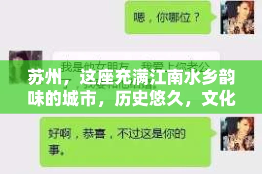 苏州，这座充满江南水乡韵味的城市，历史悠久，文化底蕴深厚。在这样一个充满故事的地方，私家侦探公司自然也不少。那么，苏州哪有私家侦探公司呢？今天，我就来给大家盘点一下。