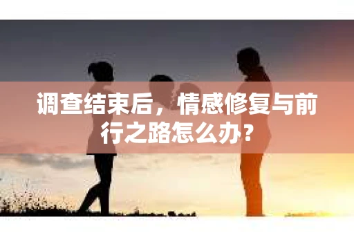 调查结束后，情感修复与前行之路怎么办？