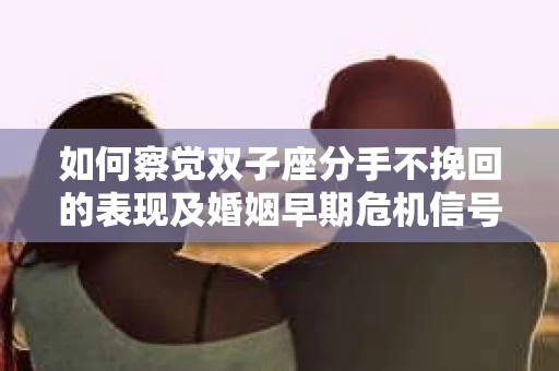 如何察觉双子座分手不挽回的表现及婚姻早期危机信号？