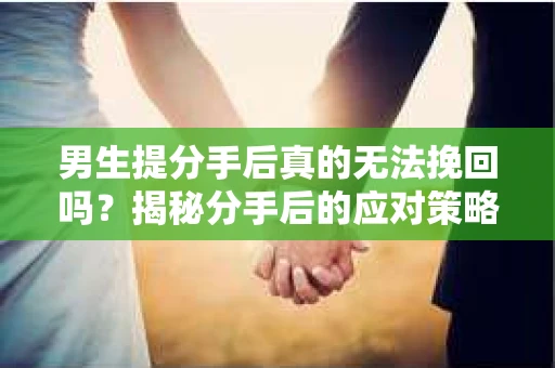 男生提分手后真的无法挽回吗?揭秘分手后的应对策略 男生提分手后真的无法挽回吗?揭秘分手后的应对策略