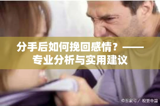 分手后如何挽回感情？——专业分析与实用建议