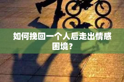 如何挽回一个人后走出情感困境？