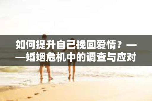 如何提升自己挽回爱情？——婚姻危机中的调查与应对策略